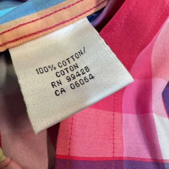 Bugatchi Red Flannel Pattern Button Down - Picture 5 of 5